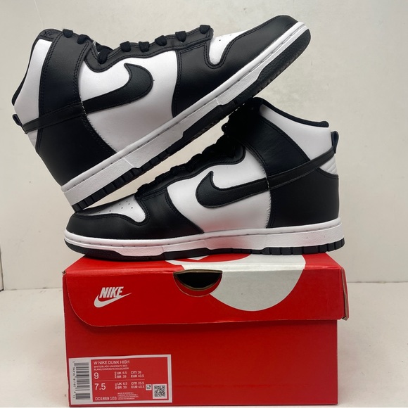 Nike Dunk High WMNS “Panda/Black White” 2023 - Picture 3 of 4